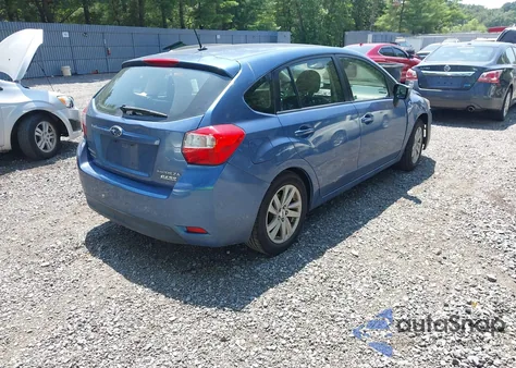 2016 Subaru Impreza 2.0I Premium из США, поврежденный, VIN JF1GPAB62G8261357